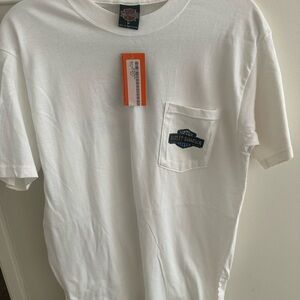 Harley-Davidson Classic White Pocket Tee